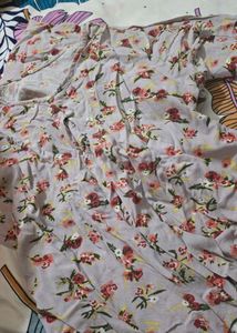 clovia Floral Maternity Pajama Set