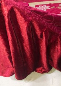 Maroon Autumn Bedding