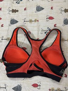 Reebok Orange Sports Bra