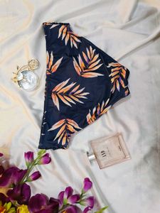 🇳🇿💫🎀Stylish Leaf Print Bikini Bottom