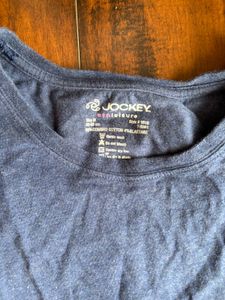 Jockey Women's Blue T-Shirt- M size