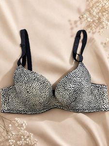 Leopard Print Padded Bra