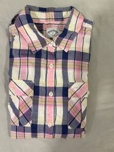 Checked Cotton Shirt 🩷🩵