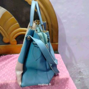 Colorblock Shoulder Handbag