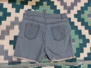 Blue Denim Shorts