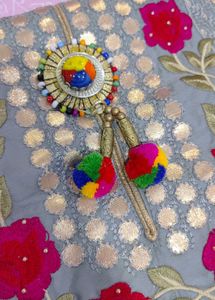 Semi stitched kurta and Unstiched bottom