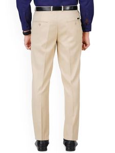 Men's Khaki Formal Trousers