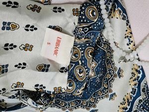 URBANIC Tie-Back Scarf Sleeveless Top