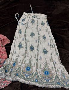Floral Print Skirt