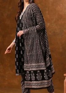 Black Embroidered Kurta Set