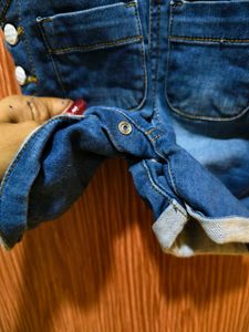 Cute Denim Short Overalls for Kids