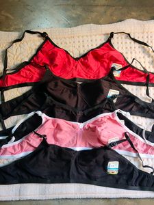 Women Cotton Bra Set Of 5