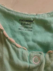 Baby Girls Mint Green Rainbow Dress
