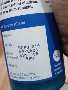 Bodywise 5% AHA BHA Exfoliating Body Wash 700ml