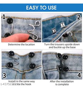 Sew-On Hook and Eye Closure Set