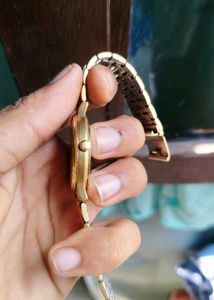 Rotary Gold Tone Roman Watch