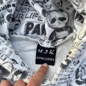 Cute Panda Print Hoodie