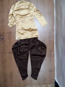 Golden Sherwani for Boys