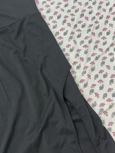 Perfect Black Dress. Thigh Slit . Square Necked . Sleeveless