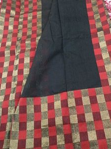 Elegant Checkered Saree