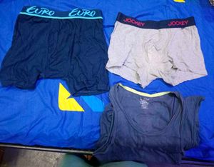 Men's Innerwear Bundle Combo Of 4