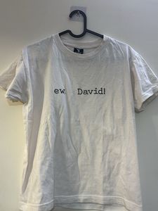 casual white tshirt (inspired from schitts creek)