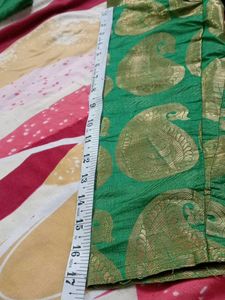 Green Banarasi suit