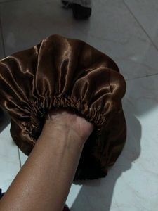 Satin Bonnet &amp; Scrunchie Set
