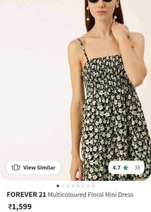 Multicolored Floral Mini dress