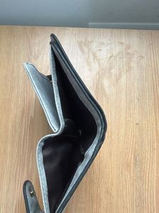 Stylish Grey Faux Leather Wallet