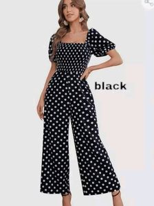 Polka Dot Smocked Dress