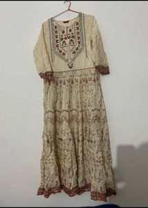 Elegant Printed Anarkali Kurta