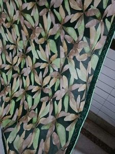 Green printed saree