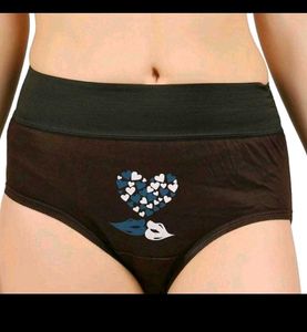 Comfortable Heart Print Briefs(New Pack)