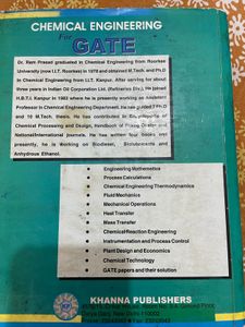 GATE Chemical Engineering Book