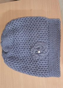Crochet Purple hat 🦪