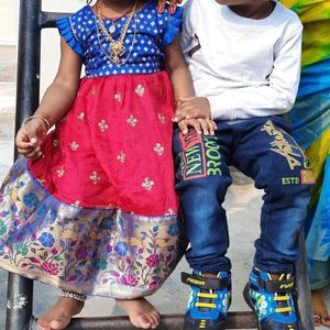 Kids partywear gown