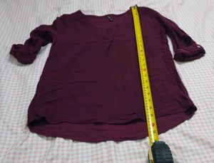 Elegant Burgundy Top