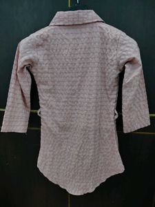 Girls Pink Quilted Set