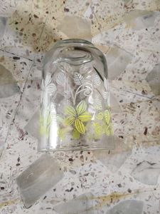 Set of 6 Vintage Floral Glasses