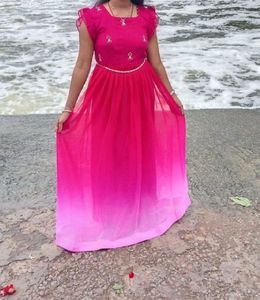 Stunning Ombre Ethnic Gown