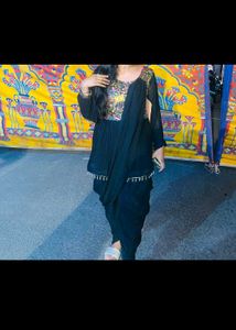 Elegant Black Kurta Set with Dupatta