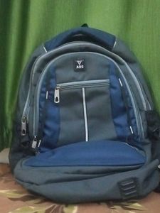 Stylish Grey and Blue Backpack