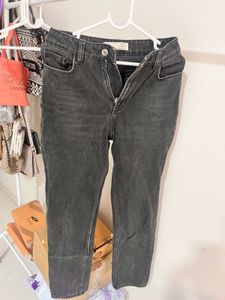 Classic Grey Denim Jeans