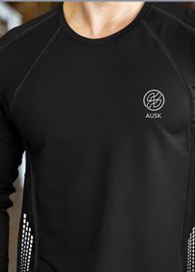 AUSK Men's Long Sleeve Athletic T-Shirt