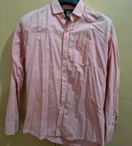 Chic peach Button-Up Shirt💗
