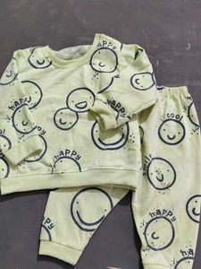 winter Cute Car Print Baby Outfit