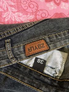 women's Washed Grey Denim Jeans