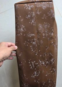 Stylish Brown Floral Print Hobo Bag