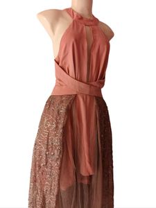 beautiful coral gown 😍